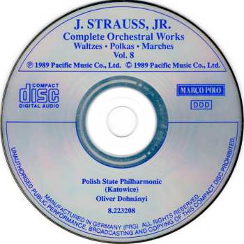 CD Johann Strauss Jr.: J. Strauss, Jr.:  Edition • Vol. 8 559453