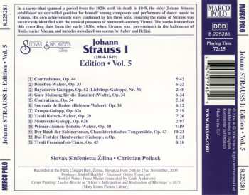 CD Johann Strauss Sr.: Johann Strauss I Edition • Vol. 5 456877