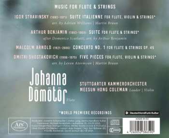 CD Johanna Dömötör: Music For Flute & Strings 622625