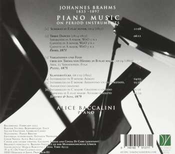 CD Johannes Brahms: Piano Music On Period Instruments 573952