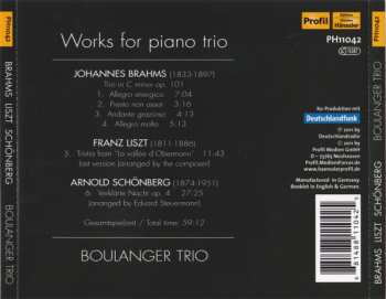 CD Johannes Brahms: Brahms Liszt Schönberg 560542