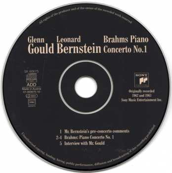 CD Johannes Brahms: Brahms Piano Concerto No. 1 176558