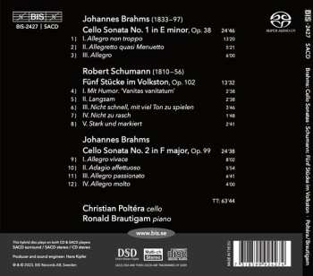 SACD Robert Schumann: Cello Sonatas / Fünf Stücke Im Volkston 553293