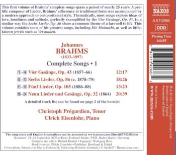 CD Johannes Brahms: Complete Songs • 1 572282