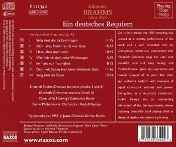 CD Johannes Brahms: Ein Deutsches Requiem 289323