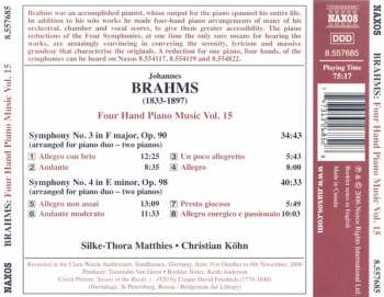 CD Johannes Brahms: Four Hand Piano Music Vol. 15 321692