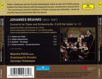 CD Johannes Brahms: Klavierkonzert Nr. 2 190459