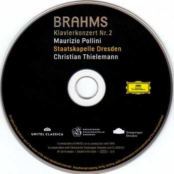 CD Johannes Brahms: Klavierkonzert Nr. 2 190459