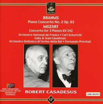 Album Johannes Brahms: Robert Casadesus Spielt Klavierkonzerte