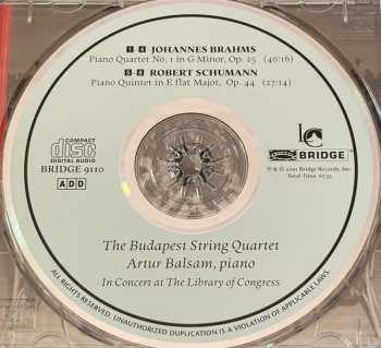 CD Robert Schumann: Piano Quartet N°1 Op.25/Piano Quintet Op.44 457619