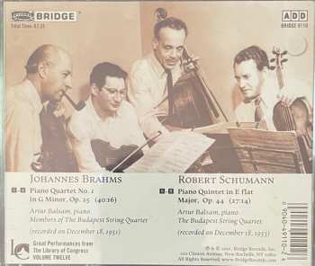 CD Robert Schumann: Piano Quartet N°1 Op.25/Piano Quintet Op.44 457619