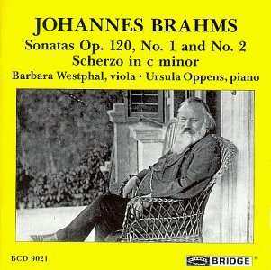 Album Johannes Brahms: Sonatas Op. 120, No. 1 And No. 2 / Scherzo In C Minor