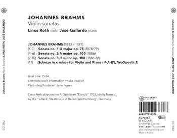 CD Johannes Brahms: Violin Sonata 546261