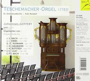 CD Johannes Geffert: Teschemacher-Orgel (1743) Ev. Emmanuelkirche Köln-Rondorf 587121