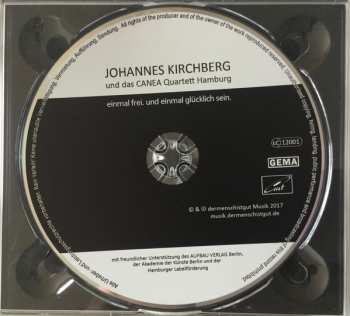 CD Johannes Kirchberg: Einmal Frei. Und Einmal Glücklich Sein. 562389