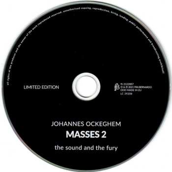 CD Johannes Ockeghem: Ockeghem Masses 2 LTD 574048