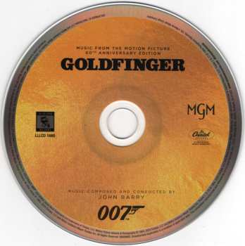 CD John Barry: Goldfinger (Music From The Motion Picture) LTD 652956