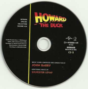 3CD John Barry: Howard The Duck  (Original Motion Picture Soundtrack) LTD 563350