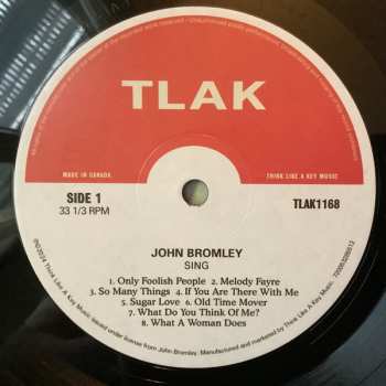 LP John Bromley: Sing 614415