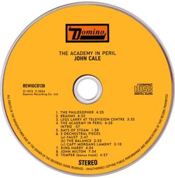 CD John Cale: The Academy In Peril 648081