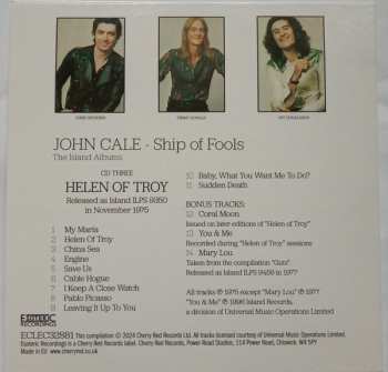 3CD/Box Set John Cale: Ship Of Fools (The Island Albums) 621440