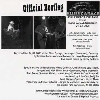 CD John Campbelljohn Band: Official Bootleg 644113