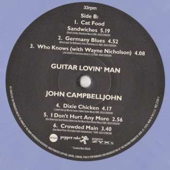 LP John Campbelljohn: Guitar Lovin‘ Man CLR | LTD 576797