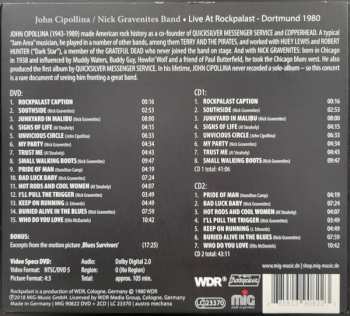 2CD/DVD The Nick Gravenites John Cipollina Band: Live At Rockpalast - Dortmund 1980 452547