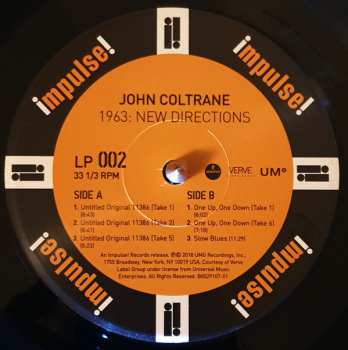 5LP/Box Set John Coltrane: 1963: New Directions 579574