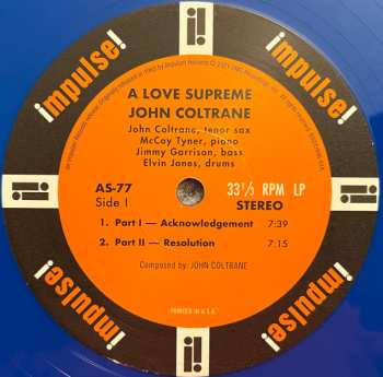 LP John Coltrane: A Love Supreme CLR 591541