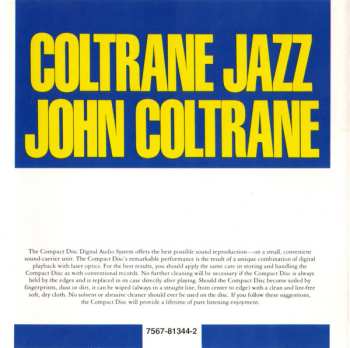 CD John Coltrane: Coltrane Jazz 597310