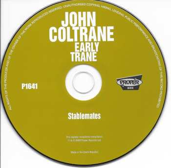 4CD/Box Set John Coltrane: Early Trane 548627