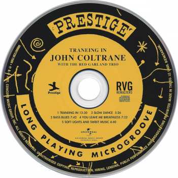 CD John Coltrane: Traneing In 297827