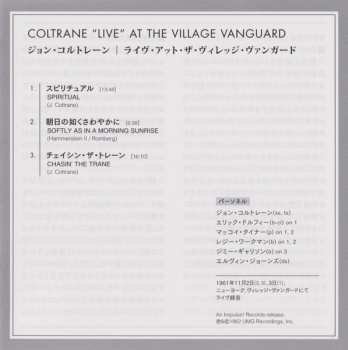 SACD John Coltrane: "Live" At The Village Vanguard LTD 663951