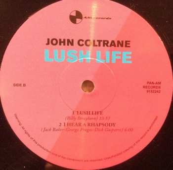 LP John Coltrane: Lush Life LTD 592935