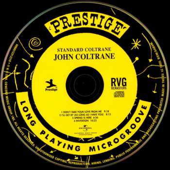 CD John Coltrane: Standard Coltrane 319015