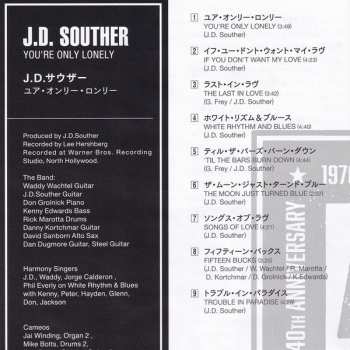 CD John David Souther: You're Only Lonely = ユア・オンリー・ロンリー LTD 660343