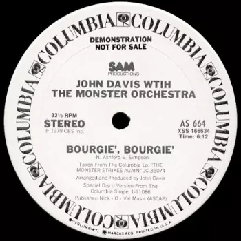 John Davis & The Monster Orchestra: Bourgie', Bourgie'