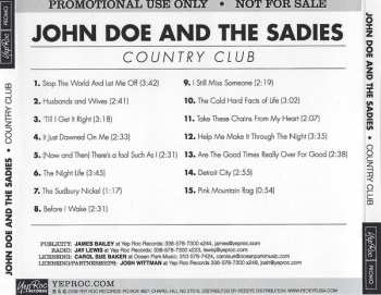 CD John Doe: Country Club 102792