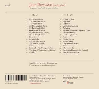 CD John Dowland:  Semper Dowland Semper Dolens 564331