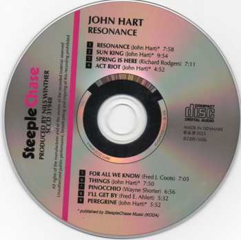 CD John Hart: Resonance 567590