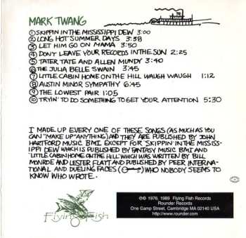 CD John Hartford: Mark Twang 642717