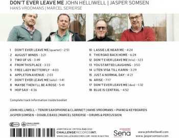 CD John Helliwell: Don't Ever Leave Me 398423