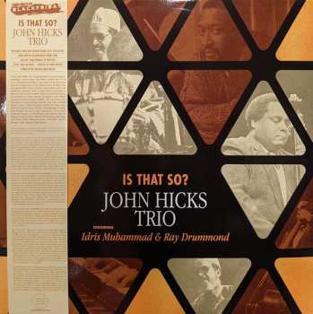 2LP John Hicks Trio: Is That So? LTD 180322