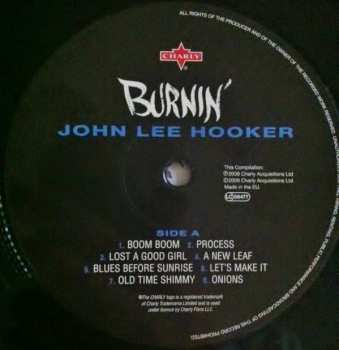 LP John Lee Hooker: Burnin' 345901