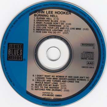 CD John Lee Hooker: Burning Hell 554664