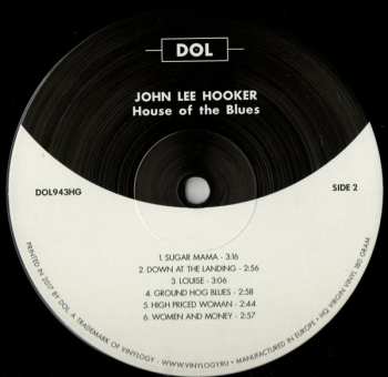 LP John Lee Hooker: House Of The Blues 149285