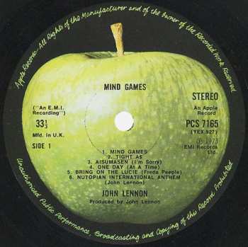 LP John Lennon: Mind Games 645186