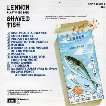 CD John Lennon: Shaved Fish 46542