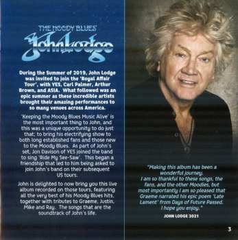 CD John Lodge: The Royal Affair And After 263132